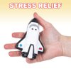 ArtCreativity Squish Space Shuttle, Set of 2, Slow Rising Squeezy Space Themed Stress Relief Toys for Kids, 4.75 Inch Squeezable Outer Space NASA Party Favors and Desk Decorations