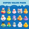 JOYIN 30 Pcs Rubber Ducks, Random Assortment Ducks Bulk with Mesh Carry Bag, Mini Rubber Duckies for Toddler Baby Bath Toys, Kids Bath Pool Toys Birthday Gifts Party Favors