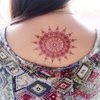 Brown Temporary Tattoo Stickers 8 Sheets Henna Stickers Exquisite Lace Mandala Waterproof Fake Tattoos stickers Parties Decoration Suppliers Flower Design for Women Arm Legs Body Art Party Decorations