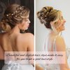 YISSION Hair Clip 40Pcs Mini Rhinestone Sparkly Crystal Hair Pins Small Decorative Wedding Hair Barrettes Silver Bridal Hair Accessories for Girls Women