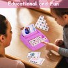 DEGIDEGI Educational Toys for Kids Ages 3-8, Matching Letter Spelling Game ABC Learning, Learning Toys for 4-7 Year Old Girls,Xmas Birthday Party Gifts for 3 4 5 6 7 8 Year Olds Girls Pink