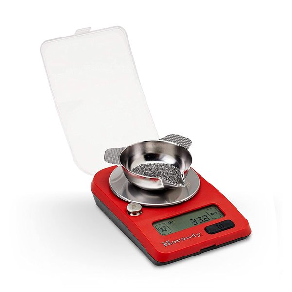 Hornady G3-1500 Electronic Scale, 050104 - Portable Battery Operated Digital Pocket Scale to Weigh Bullets, Cases, Trickle Powder & More Up to 1500 Grain Capacity with 0.1 Accuracy & Reliable Results