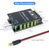 200W Bluetooth 5.0 Amplifier Board TPA3116D2 100W+100W Stereo Dual Channel Amp Board Audio Receiver for Home DIY Speakers
