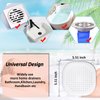 Hair Drain Catcher,Square Drain Cover for Shower Silicone Sink Drain Strainer Hair Stopper with Suction Cup,Easy to Install Suit for Bathroom,Bathtub,Kitchen 2 Pack(White)