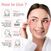 Eye Mask-30 Pairs Rose Under Eye Patches Skin Care Products,Eye Masks Skincare for Dark Circles and Puffiness, Reduce Wrinkles, Eye Bags and Fine Lines, for Women and Man