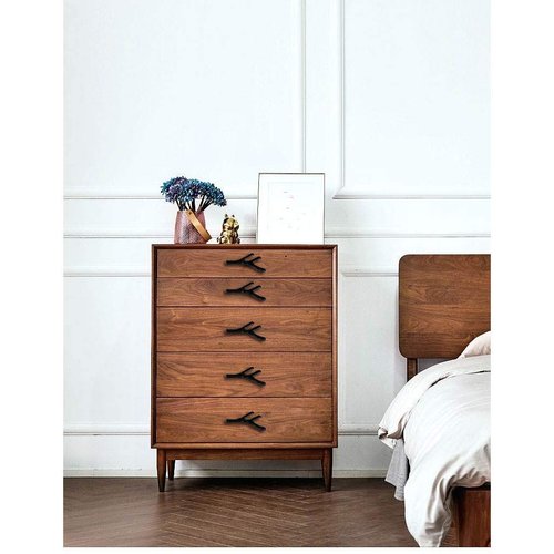 CENGOOD AchNau 10x Cabinet Knobs Wardrobe Drawer Door Cupboard Handle Pulls Twig Single Hole Black