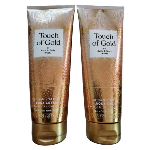 Bath & Body Works Touch of Gold Ultimate Hydration Body Cream 8 Ounces Pack of 2