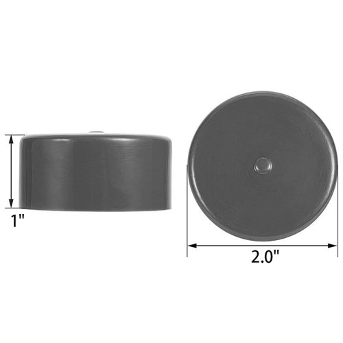 FDXGYH 4 Pcs 1.98-Inch Bearing Bars Cover Bearing Rubber Caps Trailer Wheel Hub Dust Covers Replacement Bearing Protector