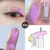 CHARMACY Chameleon Liquid Eyeshadow, Intense Color Shifting, Highly Pigment Multichrome Eyeshadow Liquid Makeup, Long Lasting, Shimmer, Easy To Wear Metallic Eye Makeup, 1.6g (#06)