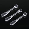 10 Pcs Transparent Acrylic Makeup Sticks Mud Mixing Tool Mask Spatula DIY Face Beauty Makeup Tool Portable Mask Stick Cosmetic Mask Spoon Spatulas Mask Stick Cosmetic Spatula
