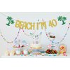 Beach I'm 40 Banner, Happy 40th Birthday Decorations, Straight Outta 1983, Beach Pool Party Decorations, Summer Tropical Beach Forty Years Old Birthday Party Supplies Gold Green