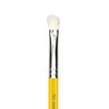 Bdellium Tools Professional Makeup Brush - Studio Series 765 Small Angled Shader - With Mix of Soft Natural and Synthetic Fibers, For Natural and Even Eyeshadow Blending (Yellow, 1pc)
