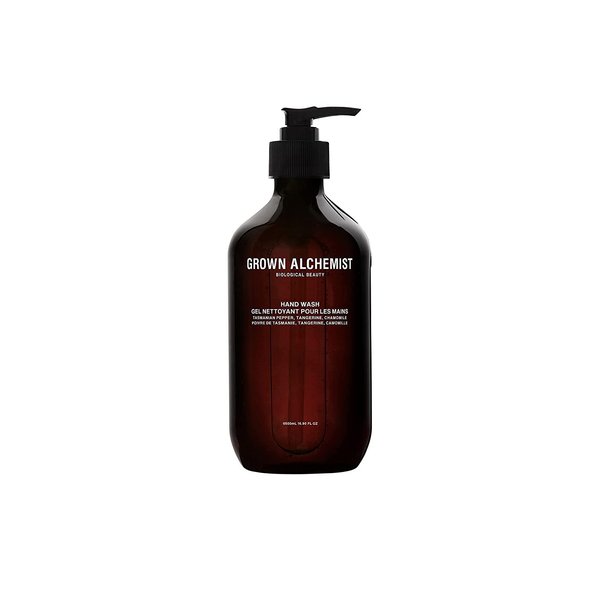 Grown Alchemist Hand Wash: Tasmanian Pepper, Tangerine, Chamomile. Gentle Hand Wash that Hydrates and Cleanses Skin, 16.9 Ounce (500ml).
