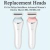 BRL140 Replacement Head Compatible with Philips SatinShave Advanced Women's Electric Shaver BRL140 BRL130 Wet and Dry Ladyshave Replacement Foil and Blade Philips Trimmer Razor Foil and Cutter (Pink)