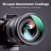 K&F Concept 77mm MC UV Protection Filter Slim Frame with 18-Multi-Layer Coatings for Camera Lens (K-Series)