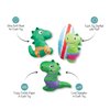 Fringe Studio Plush Dog Toy Set, Rawr-Ing Summer, Small 3 Piece Set, Pet Shop Collection (662089)