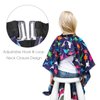 PASHOP Kids Haircut Cape, Dinosaur Waterproof Hair Cutting Cape Boys Barber Haircut Apron for Kids