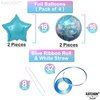 KatchOn, Mermaid 5th Birthday Decorations Girl - Pack 8 | Mermaid Birthday Decorations for Girls 5 | Mermaid Birthday Party Supplies | Mermaid Balloons 5, Little Mermaid Party Decorations 5 Year Old