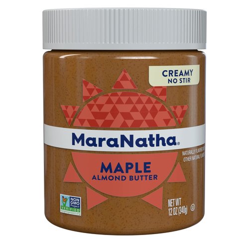 MaraNatha No Stir Creamy Roasted Maple Almond Butter, 12 oz Jar