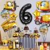 Construction Truck Balloons Construction Birthday Party Supplies Construction Trucks Party Decorations for Boys 6th Birthday Party Construction Tractor Themed Birthday Party Favor
