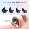 DF Eyelash Extension Easy Fan Volume Lashes 0.03mm CC Cur 8-15mm Volume Lash Extensions Rapid Blooming Self Fanning Dream Flower Lash Extension