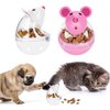 Legendog Cat Slow Feeder Cat Food Ball Mice Tumbler Shaped Pet Treat Ball Cat Food Toy Ball Pet Food Ball