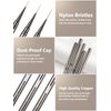 Nail Liner Brush, Fine Line Nail art Brushes 5/9/15/20/25mm Thin Line Nail Brushes Detail Drawing, Liner Brush for Nails Gel