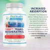ProHealth 1,000 mg Trans-Resveratrol. 99.5% Pure, 15X Better Absorption from 420mg Polyphenol Complex (Quercetin, Red Wine & Green Tea Extracts, BioPerine) (60 X 500mg Capsules = 30 X 1000mg Servings)