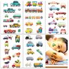 10 Sheets Cars and Trucks Temporary Tattoos for Kids, Birthday Party Favors Supplies, Construction Trucks Decorations Fake Tattoos (OVER 80 styles)