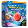 Blue Marble Bouncy Ball Science Kit - Make Up to 45 Glow in The Dark Bouncy Balls for Kids with 6 Colors & 5 Mold Shapes, DIY STEM Projects, Science Kit for Kids, Kids Science Projects, Ball Maker