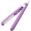 Purple Mini Hair Curler, Werdeny Ceramic Mini Hair Curler for Short Hair Fine Hair, 2 in 1 Mini Ceramic Curler and Hair Straightener, Mini Curling Iron 1/2 Inch Styling Tools and Appliances
