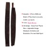 TOBBST Wig Grip Headbands for Women,2 Pieces Adjustable wig grip band for lace front,No Slip Wig Scarf Hat Grip Wig Band (Dark Brown)