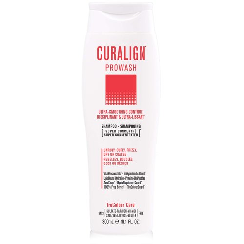 SNOBGIRLS CURALIGN Vegan Smoothing Shampoo Ultra-Smoothing Control for Unruly, Curly, Frizzy, Dry or Coarse Hair. Super Concentrated Anti Frizz Curly Hair Shampoo
