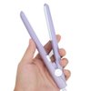 Flat Iron Curler, 25W PTC Straightener And Curling Iron In One Mini Hair Straightener (purple, Us Plug)