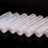 100Pcs 5ML Transparent Clear Empty Lip Balm Tubes Containers