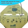 Scrubba Wash Bag Portable Washing Machine - Lightweight Manual Washing Machine for Travel, Camping, Laundry, Baby Clothes - Travel Essentials, Gift - use with Laundry Detergent/Sheets - 5.3 oz.