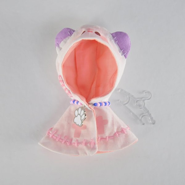 YMY OB11 Cloak Doll Clothes Doll Accessories Cute Clothes Gift for Boys and Girls（Pink）
