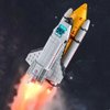 Vilbocr Space Shuttle Toy Building Blocks Toys for 4+ Years Boys Kids Gift Idea Spacecraft Aerospace Building Kit Toy107Pcs-Compatible with Other Building Block Toys