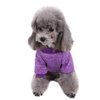 Jecikelon Pet Dog Clothes Dog Sweater Soft Thickening Warm Pup Dogs Shirt Winter Puppy Sweater for Dogs (Purple, S)
