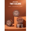 Waterproof Eyebrow Pomade and Dual-ended Eyebrow Brush, Eyebrow Stamp Pencil Kit for Eyebrows Makeup (Light Brown+Brown Gel)