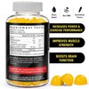 Creatine Gummy Supplement- Lemon Flavored Creatine Monohydrate Pre Workout Chews for Energy Boost, Creatine Supplement for Building Muscle and Strength, Vegan, Non-GMO 90 Count