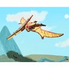 Build Your Own Moving Pteranodon - Pull Tab Flapping Wing Action - Eco Friendly Cardboard Craft Kit - Ages 8+