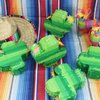 GIFTEXPRESS 6-pack Mini Cactus Pinatas for Kids Birthday Party, Gender Reveal Party, Traditional Mexican Fiesta, and Party Decorations