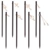 PH PandaHall Retro Hair Stick, 8 Styles Chinese Wooden Hair Pins Hair Chopsticks with Pearl Beads Simple Long Hair Fork Decorative Hair Bun Holders for Women Hair Accessories Hair Styling, 8PCS/Set