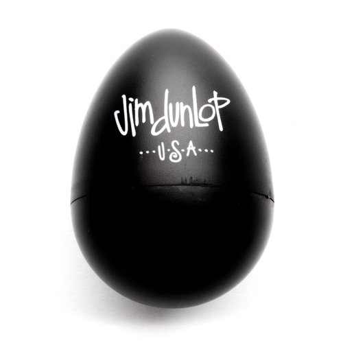 Jim Dunlop 9103TBK Egg Shaker, Black, 2/Pack