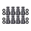 Fuel Injector Spacer Set of 8 - LS1 Intake Manifold/Fuel Rail to LS Truck Injector Adapter ICT Billet, 551371