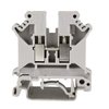 ASI ASIUK5N Din Rail Mounted Terminal Block, Screw Clamp (Pack of 50)