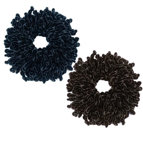 AUEAR, 2 Pack Volumising Hair Scrunchie Hijab Volumizer Headwear Hair Tie Ring Plain Big Hairband...