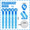 Boy Baby Shower Bubble Wands - 50 Pcs Mini Bubble Wand Bulk with DIY Stickers It's A Boy Party Supplies Blue Bubbles Party Favors Decorations for Kids Birthday Class Prizes Xmas Goodie Bags Stuffers