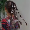 40 Pcs Silver Butterfly Braid Hair Clips Jewelry Cuffs Butterflies Dreadlock Braids Pendants Clip Adjustable Metal Butterflies Decoration Rings Clips Braid Hair Charms Styling Accessories for Women